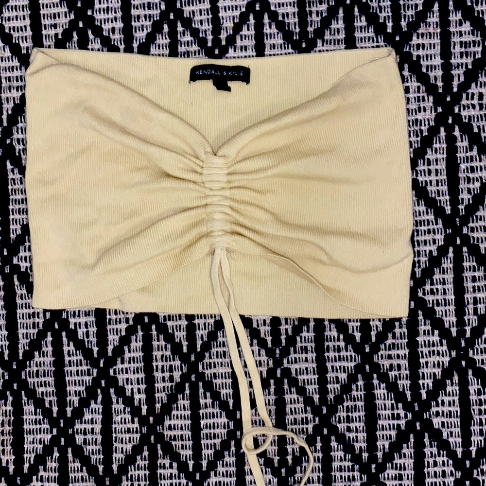 Kendal & Kylie clinch sweater tube top